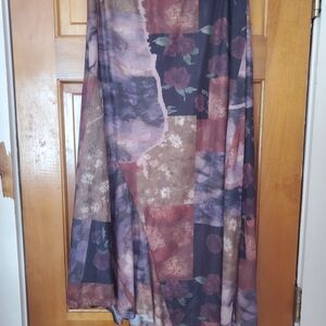 NWT Cider Multicolor Patchwork A-Line Skirt